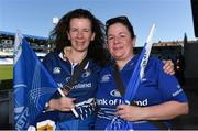 26 October 2014; Leinster supporters Nicki, left, and Sarah Jane Kevin, from Mount Merrion, Dublin, ahead of the game. European Rugby Champions Cup 2014/15, Pool 2, Round 2, Castres Olympique v Leinster. Stade Pierre Antoine, Castres, France. Picture credit: Stephen McCarthy / SPORTSFILE