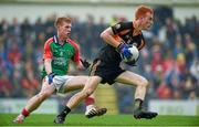 26 October 2014; Shane Callaghan, Austin Stacks, in action against Pa Kilkenny, Mid Kerry. Kerry County Senior Football Championship Final, Austin Stacks v Mid Kerry. Austin Stack Park, Tralee, Co. Kerry. Picture credit: Diarmuid Greene / SPORTSFILE