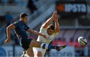 26 October 2014; Remi Tales, Castres, in action against Jack McGrath, Leinster. European Rugby Champions Cup 2014/15, Pool 2, Round 2, Castres Olympique v Leinster. Stade Pierre Antoine, Castres, France. Picture credit: Stephen McCarthy / SPORTSFILE