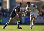 26 October 2014; Remi Tales, Castres, in action against Kane Douglas, Leinster. European Rugby Champions Cup 2014/15, Pool 2, Round 2, Castres Olympique v Leinster. Stade Pierre Antoine, Castres, France. Picture credit: Stephen McCarthy / SPORTSFILE