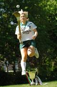 1 May 2007; Aoife Sheehan, Limerick camogie captain, at a photocall ahead of the Camogie Division 1A and 1B National League finals on Sunday 6 May 2007. Merrion Square, Dublin. Picture credit: David Maher / SPORTSFILE