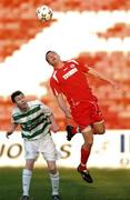 4 May 2007; Zoltan Vasas, Sligo Rovers, in action against Gerard Rowe, Shamrock Rovers. eircom League Premier Division, Shamrock Rovers v Sligo Rovers, Tolka Park, Drumcondra, Dublin. Photo by Sportsfile