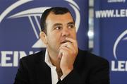 8 May 2007; Leinster coach Michael Cheika during a press conference ahead of their Magners League game against Cardiff Blues. Leinster Rugby Press Conference, Donnybrook, Dublin. Picture credit: Ray McManus / SPORTSFILE