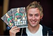 29 October 2014; Conor Mortimer during the launch of his book 'One Sunday: A Day in the Life of the Mayo Football Team' by Conor Mortimer with Jackie Cahill (published by Hero Books, priced €16.99). McWilliam Hotel, Claremorris, Co. Mayo. Picture credit: Ray Ryan / SPORTSFILE