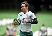 31 October 2014; Ireland's Eoin Reddan in action during an open training session ahead of their Guinness Series Autumn Internationals against South Africa, Georgia and Australia. Ireland Rugby Open Training Session, Aviva Stadium, Lansdowne Road, Dublin. Picture credit: Matt Browne / SPORTSFILE