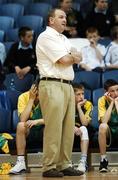 9 May 2007; St. Patrick's Castleisland coach Dennis Porter. Schools Basketball Second Year Finals, B Boys Final, St. Mary's, Galway v St. Patrick's Castleisland, Kerry, National Basketball Arena, Tallaght, Dublin. Picture credit: Brian Lawless / SPORTSFILE