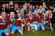 12 May 2007; Drogheda United players celebrate with the Setanta Sports Cup at the end of the game. Setanta Sports Cup Final, Linfield v Drogheda United, Windsor Park, Belfast, Co. Antrim. Photo by Sportsfile