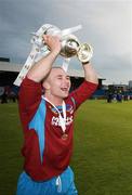 12 May 2007; Paul Keegan, Drogheda United, celebrates with the Setanta Cup. Setanta Sports Cup Final, Linfield v Drogheda United, Windsor Park, Belfast, Co. Antrim. Picture credit: Russell Pritchard / SPORTSFILE