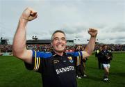 13 May 2007; The Longford manager Luke Dempsey celebrates victory. Bank of Ireland Leinster Senior Football Championship, Longford v Westmeath, Pearse Park, Longford. Picture credit: Ray McManus / SPORTSFILE