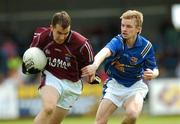 13 May 2007; Dessie Dolan, Westmeath, in action against Declan G Reilly, Longford. Bank of Ireland Leinster Senior Football Championship, Longford v Westmeath, Pearse Park, Longford. Picture credit: Ray McManus / SPORTSFILE