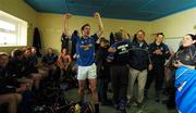13 May 2007; Kevin Mulligan celebrates Longford's victory. Bank of Ireland Leinster Senior Football Championship, Longford v Westmeath, Pearse Park, Longford. Picture credit: Ray McManus / SPORTSFILE
