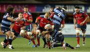 1 November 2014; BJ Botha, Munster, makes a break through the Cardiff Blues defence. Guinness PRO12, Round 7, Cardiff Blues v Munster, BT Sport Cardiff Arms Park, Cardiff, Wales. Picture credit: Steve Pope / SPORTSFILE