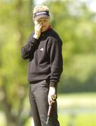 19 May 2007; Simon Wakefield, England, after missing his par putt on the 3rd green during the 3rd Round. Irish Open Golf Championship, Adare Manor Hotel and Golf Resort, Adare, Co. Limerick. Picture credit: Matt Browne / SPORTSFILE