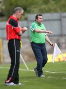 20 May 2007; Fermanagh manager, Charlie Mulgrew, gives instructions from the line. Bank of Ireland Ulster Senior Football Championship Quarter-Final, Fermanagh v Tyrone, St Tighearnach's Park, Clones, Co Monaghan. Picture credit: Oliver McVeigh / SPORTSFILE