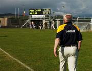 20 May 2007; Clare manager Paudie O'Shea leaves the field after the final whistle against Waterford. Bank of Ireland Munster Senior Football Championship Quarter-Final, Waterford v Clare, Fraher Field, Dungarvan, Co. Waterford. Picture credit: Matt Browne / SPORTSFILE