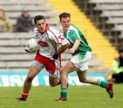 20 May 2007; Philip Jordan, Tyrone, in action against Eamon Maguire, Fermanagh. Bank of Ireland Ulster Senior Football Championship Quarter-Final, Fermanagh v Tyrone, St Tighearnach's Park, Clones, Co Monaghan. Picture credit: Oliver McVeigh / SPORTSFILE