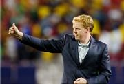 23 May 2007;  Republic of Ireland manager Steve Staunton at the end of the game. US Cup, Republic of Ireland v Ecuador, Giants Stadium, Meadowlands Sports Complex, New Jersey, USA. Picture credit: David Maher / SPORTSFILE