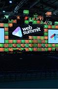 5 November 2014; A view of the centre stage before Day 2 of the Web Summit commences. RDS, Dublin, Ireland. Picture credit: Ray McManus / SPORTSFILE / Web Summit