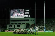 24 February 2007; A general view of rugby at Croke Park as the Ireland and England packs engage in a scrum during the RBS Six Nations Rugby Championship match between Ireland and England at Croke Park in Dublin. Photo by Brendan Moran/Sportsfile