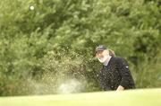 2 June 2007; Stewart Ginn, Australia, plays from the bunker onto the 3rd green during the second round. AIB Irish Seniors Open, Irish PGA National Golf Club, Palmerstown House, Co. Kildare. Picture credit: Matt Browne / SPORTSFILE