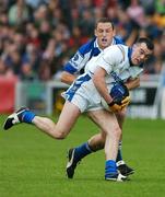 2 June 2007; Paul Barden, Longford, in action against Darren Rooney, Laois. Bank of Ireland Leinster Senior Football Championship Quarter-final, Longford v Laois, O'Connor Park, Tullamore, Co. Offaly. Picture credit: Daire Brennan / SPORTSFILE