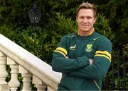 7 November 2014; South Africa captain Jean de Villiers after a press conference ahead of their Autumn International match against Ireland on Saturday. South Africa Rugby Squad Press Conference, Radisson Blu St Helen's Hotel, Stillorgan, Co. Dublin. Picture credit: Cody Glenn / SPORTSFILE