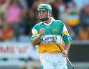 10 June 2007; Damien Murray, Offaly, celebrates after scoring his side's first goal from a penalty. Guinness Leinster Senior Hurling Championship Semi-Final, Offaly v Kilkenny, O'Moore Park, Portlaoise, Co. Laois. Picture credit: David Maher / SPORTSFILE