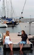 13 June 2007; The Irish Sailing Association announced the Irish team to compete in the ISAF World Championships with hopes of securing starting berths at the 2008 Olympic Games. Ireland's top Olympic class sailors will travel to Cascais, Portugal, to compete between June 3 to July 13. At the announcement are sisters Annalise, right, and Claudine Murphy, from Rathfarnham, who both compete in the Laser Radial class. Royal Irish Yacht Club, Dun Laoghaire, Co. Dublin. Picture credit: Brian Lawless / SPORTSFILE