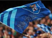 17 June 2007; A Dublin flag is waved during the game. Bank of Ireland Leinster Senior Football Championship Quarter-Final Replay, Dublin v Meath, Croke Park, Dublin. Picture credit: Pat Murphy / SPORTSFILE