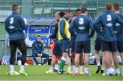 12 November 2014; Republic of Ireland's James McCarthy sits out squad training ahead of their of their UEFA EURO 2016 Championship Qualifer, Group D, match against Scotland on Friday. Republic of Ireland Squad Training, Gannon Park, Malahide, Co. Dublin. Picture credit: Matt Browne / SPORTSFILE