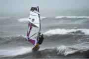 13 November 2014; Stephen Lawless, from Sutton, Co. Dublin, windsurfing on Malahide Beach. Windsurfers on Malahide Beach, Malahide, Co. Dublin. Picture credit: Ramsey Cardy / SPORTSFILE