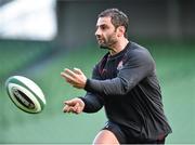 15 November 2014; Georgia's Merab Kvirikashvili in action during squad training ahead of their Guinness Series game against Ireland on Sunday. Georgia Rugby Squad Training, Aviva Stadium, Lansdowne Road, Dublin. Picture credit: Matt Browne / SPORTSFILE