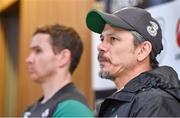 15 November 2014; Ireland assistant coach Les Kiss speaking to the press ahead of their Guinness Series game against Georgia on Sunday. Ireland Rugby Press Conference, Aviva Stadium, Lansdowne Road, Dublin. Picture credit: Matt Browne / SPORTSFILE