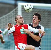 29 June 2007; Mark Quigle, St Patrick's Athletic, in action against Ken Oman, Derry City. eircom League Premier Division, St Patrick's Athletic v Derry City, Richmond Park, Dublin. Picture credit: David Maher / SPORTSFILE