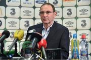 17 November 2014; Republic of Ireland manager Martin O'Neill during a press conference ahead of Tuesday's friendly match at home to the USA. Republic of Ireland Press Conference, Three Offices, Sir John Rogerson’s Quay, Dublin. Picture credit: David Maher / SPORTSFILE