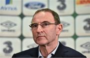 17 November 2014; Republic of Ireland manager Martin O'Neill during a press conference ahead of Tuesday's friendly match at home to the USA. Republic of Ireland Press Conference, Three Offices, Sir John Rogerson’s Quay, Dublin. Picture credit: David Maher / SPORTSFILE