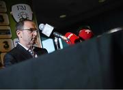 17 November 2014; Republic of Ireland manager Martin O'Neill during a press conference ahead of Tuesday's friendly match at home to the USA. Republic of Ireland Press Conference, Three Offices, Sir John Rogerson’s Quay, Dublin. Picture credit: David Maher / SPORTSFILE