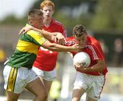 1 July 2007; Con Dunne, Cork, in action against Danny O'Sullivan, Kerry. ESB Munster Minor Football Championship Final, Kerry v Cork, Fitzgerald Stadium,  Killarney, Co. Kerry. Picture credit: Brendan Moran / SPORTSFILE