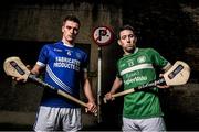 18 November 2014; #TheToughest â€“ Cratloeâ€™s Conor Ryan, left, and Killmallock captain Graeme Mulchay are pictured ahead of the AIB GAA Munster Senior Hurling Club Championship Final on the 23rd of November where they will face off in PÃ¡irc na nGael. This is the first time Cratloe has reached the Munster Senior Hurling Club Final. It has been two decades since Killmallock reached the Munster Senior Hurling Club Final. For exclusive content and to see why the AIB Club Championships are #TheToughest follow us @AIB_GAA and on Facebook at facebook.com/AIBGAA. Ely Place, Dublin. Picture credit: Stephen McCarthy / SPORTSFILE