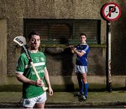 18 November 2014; #TheToughest â€“ Killmallock captain Graeme Mulchay, left, and Cratloeâ€™s Conor Ryan, right, are pictured ahead of the AIB GAA Munster Senior Hurling Club Championship Final on the 23rd of November where they will face off in PÃ¡irc na nGael. This is the first time Cratloe has reached the Munster Senior Hurling Club Final. It has been two decades since Killmallock reached the Munster Senior Hurling Club Final. For exclusive content and to see why the AIB Club Championships are #TheToughest follow us @AIB_GAA and on Facebook at facebook.com/AIBGAA. Ely Place, Dublin. Picture credit: Stephen McCarthy / SPORTSFILE