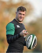 18 November 2014; Ireland's Jamie Heaslip during squad training ahead of their side's Guinness Series match against Australia on Saturday. Ireland Rugby Squad Training, Carton House, Maynooth, Co. Kildare. Picture credit: Barry Cregg / SPORTSFILE