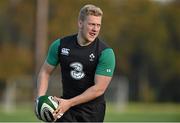 18 November 2014; Ireland's Stuart Olding in action during squad training ahead of their side's Guinness Series match against Australia on Saturday. Ireland Rugby Squad Training, Carton House, Maynooth, Co. Kildare. Picture credit: Barry Cregg / SPORTSFILE