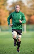 18 November 2014; Ireland's Paul O'Connell in action during squad training ahead of their side's Guinness Series match against Australia on Saturday. Ireland Rugby Squad Training, Carton House, Maynooth, Co. Kildare. Picture credit: Barry Cregg / SPORTSFILE