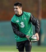 18 November 2014; Ireland's Conor Murray in action during squad training ahead of their side's Guinness Series match against Australia on Saturday. Ireland Rugby Squad Training, Carton House, Maynooth, Co. Kildare. Picture credit: Barry Cregg / SPORTSFILE