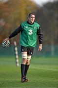 18 November 2014; Ireland's Devin Toner during squad training ahead of their side's Guinness Series match against Australia on Saturday. Ireland Rugby Squad Training, Carton House, Maynooth, Co. Kildare. Picture credit: Barry Cregg / SPORTSFILE