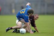 7 July 2007; David Barden, Longford, in action against John Keane, Westmeath. Bank of Ireland All-Ireland Senior Football Championship Qualifier, Round 1, Westmeath v Longford, Cusack Park, Mullingar, Co. Westmeath. Picture credit: David Maher / SPORTSFILE