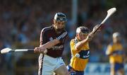 7 July 2007; Kerrill Wade, Galway, in action against Alan Markham, Clare. Guinness All-Ireland Senior Hurling Championship Qualifier, Group 1A, Round 2, Clare v Galway, Cusack Park, Ennis, Co. Clare. Picture credit: Brendan Moran / SPORTSFILE