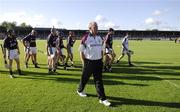 7 July 2007; Galway manager Ger Loughnane leaves his players after a last minute team-talk before the game. Guinness All-Ireland Senior Hurling Championship Qualifier, Group 1A, Round 2, Clare v Galway, Cusack Park, Ennis, Co. Clare. Picture credit: Brendan Moran / SPORTSFILE
