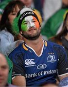 22 November 2014; Leinster Rugby and Ireland fan Jeremy Simpson, from Marlborough, New Zealand, at the game. Virgin Australia International Rules Series, Australia v Ireland. Paterson's Stadium, Perth, Australia. Picture credit: Ray McManus / SPORTSFILE