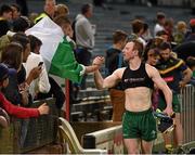 22 November 2014; Ireland's Colm Boyle with supporters after the game. Virgin Australia International Rules Series, Australia v Ireland. Paterson's Stadium, Perth, Australia. Picture credit: Ray McManus / SPORTSFILE